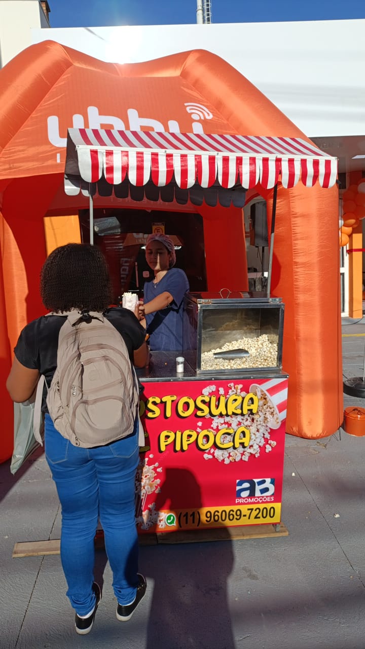 Barraca de pipoca evento