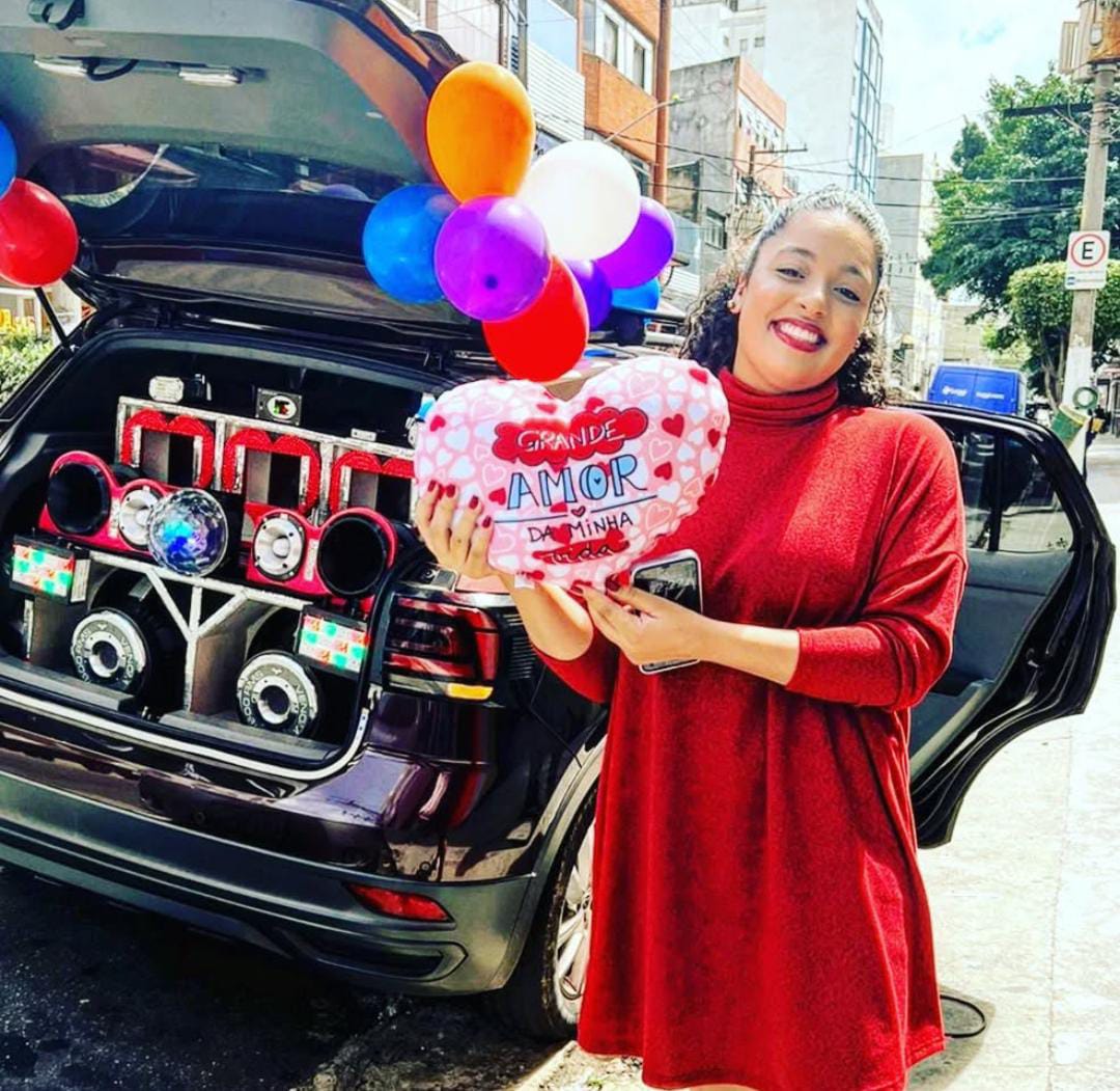 Cliente com coração Grande Amor